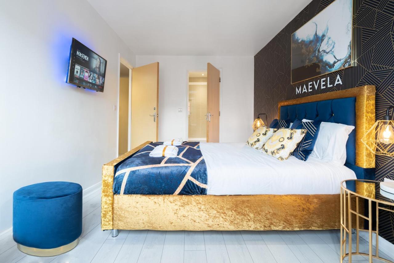 Maevela Apartments - Ultra Lavish Luxury 2 Bed Apartment City Centre - With Balcony - Free Secure Parking - Ps4 & Smart Tv'S Birmingham Kültér fotó